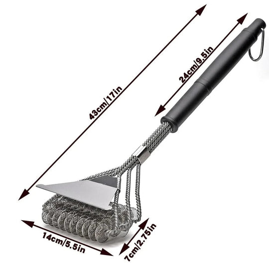 Grillauksen Puhdistusharja Ergonomisella Kahvalla 3