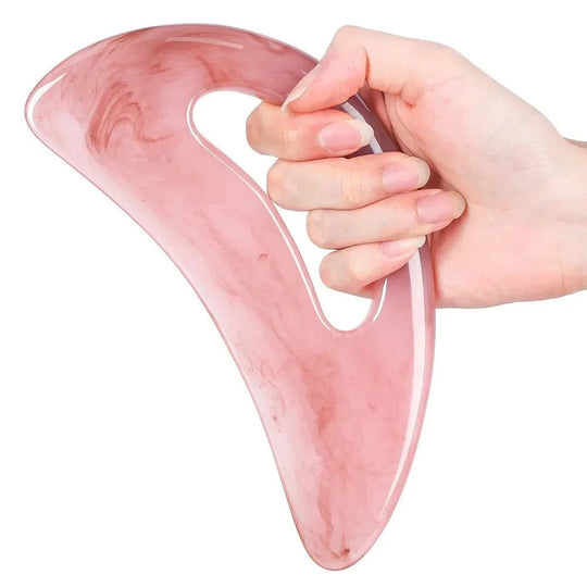 Gua Sha -vartalokaavin ergonomisella muotoilulla 0