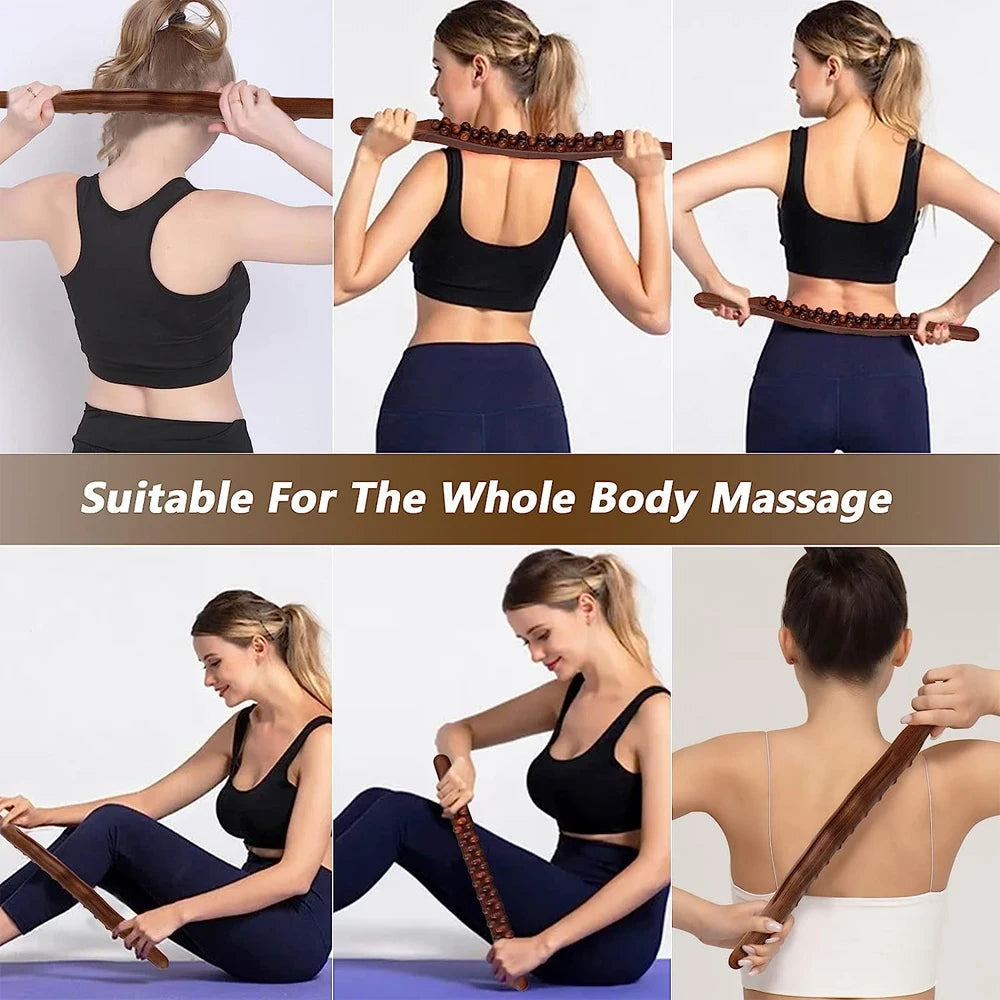 Gua Sha Hierontapuikko 60 Cm Rentoutumiseen 1