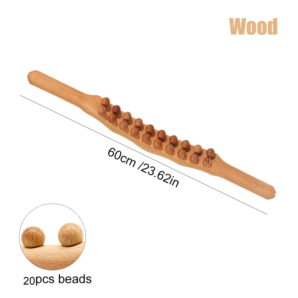 Gua Sha Hierontapuikko 60 Cm Rentoutumiseen 6