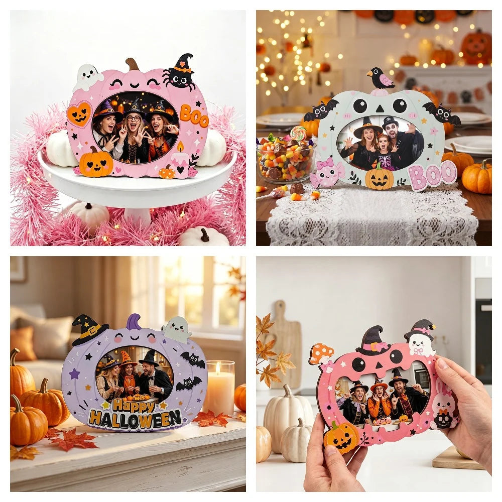 Halloween-aiheinen valokuvakehys koristeellinen 1