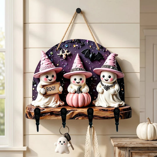 Halloween-koristehahmo Noita-aiheinen Sisustuselementti 3