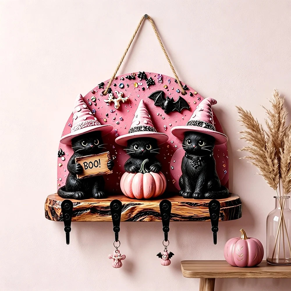 Halloween-koristehahmo Noita-aiheinen Sisustuselementti 4
