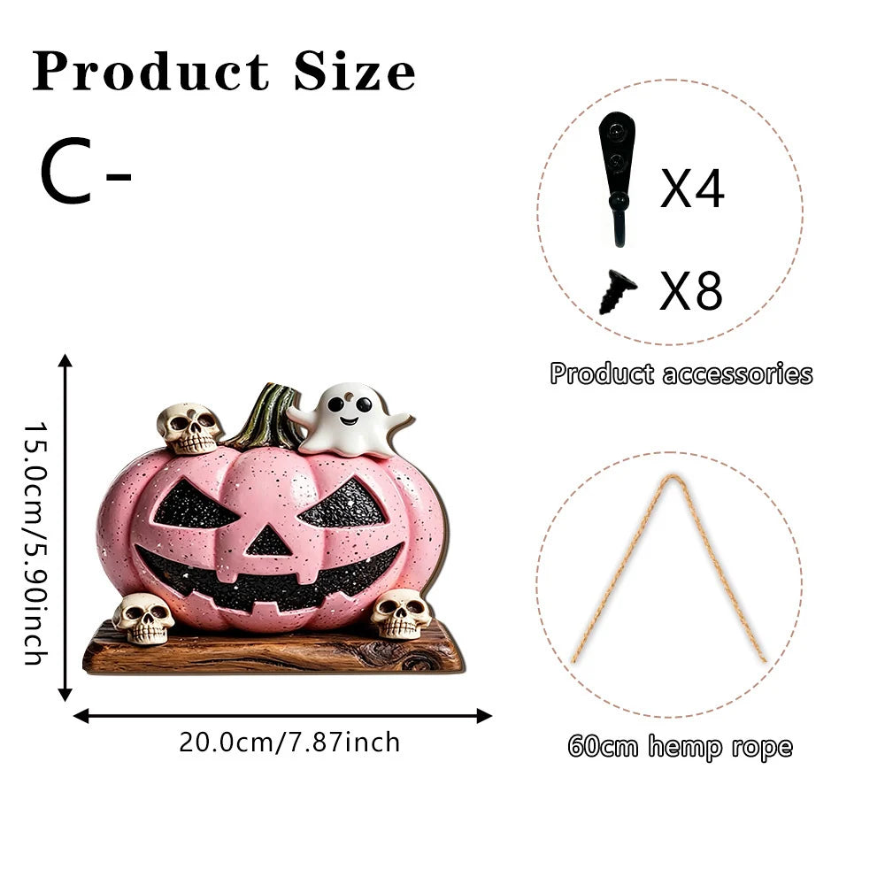 Halloween-koristehahmo Noita-aiheinen Sisustuselementti 8