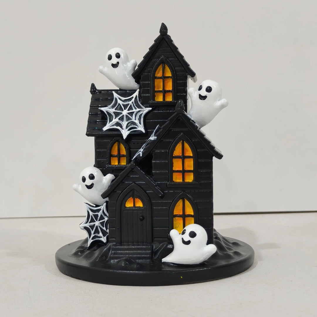 Halloween-koristustalo Aavemaisella Tunnelmalla 0