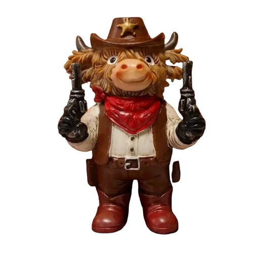 Hauska Cowboy-hahmo Sisustukseen 0