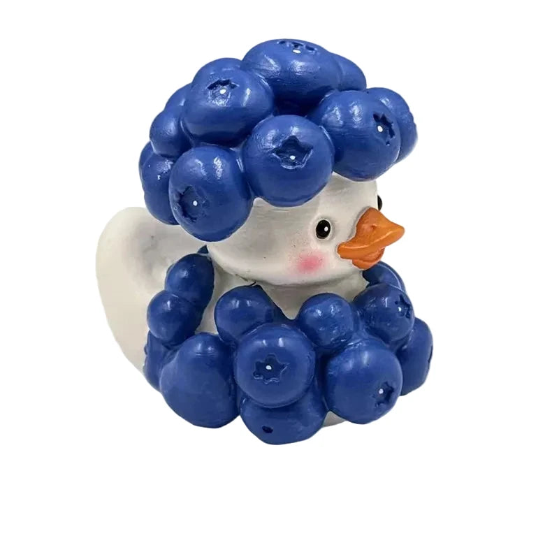 Hauska Kumiankka Koristefiguuri Marjaruukkukuvioitu 0