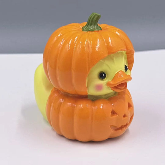 Hauska Kumiankka Koristefiguuri Marjaruukkukuvioitu 2