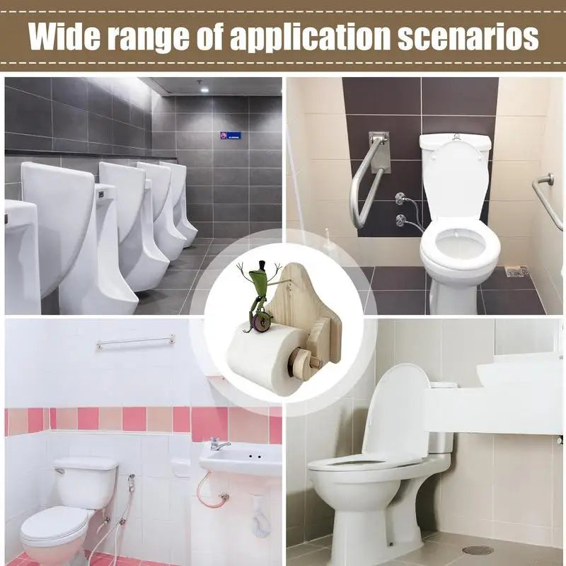 Hauska WC-paperin pidike Sammakko Ajelijana 2