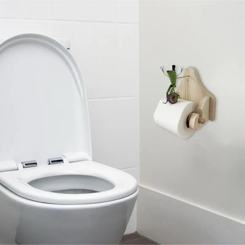 Hauska WC-paperin pidike Sammakko Ajelijana 4