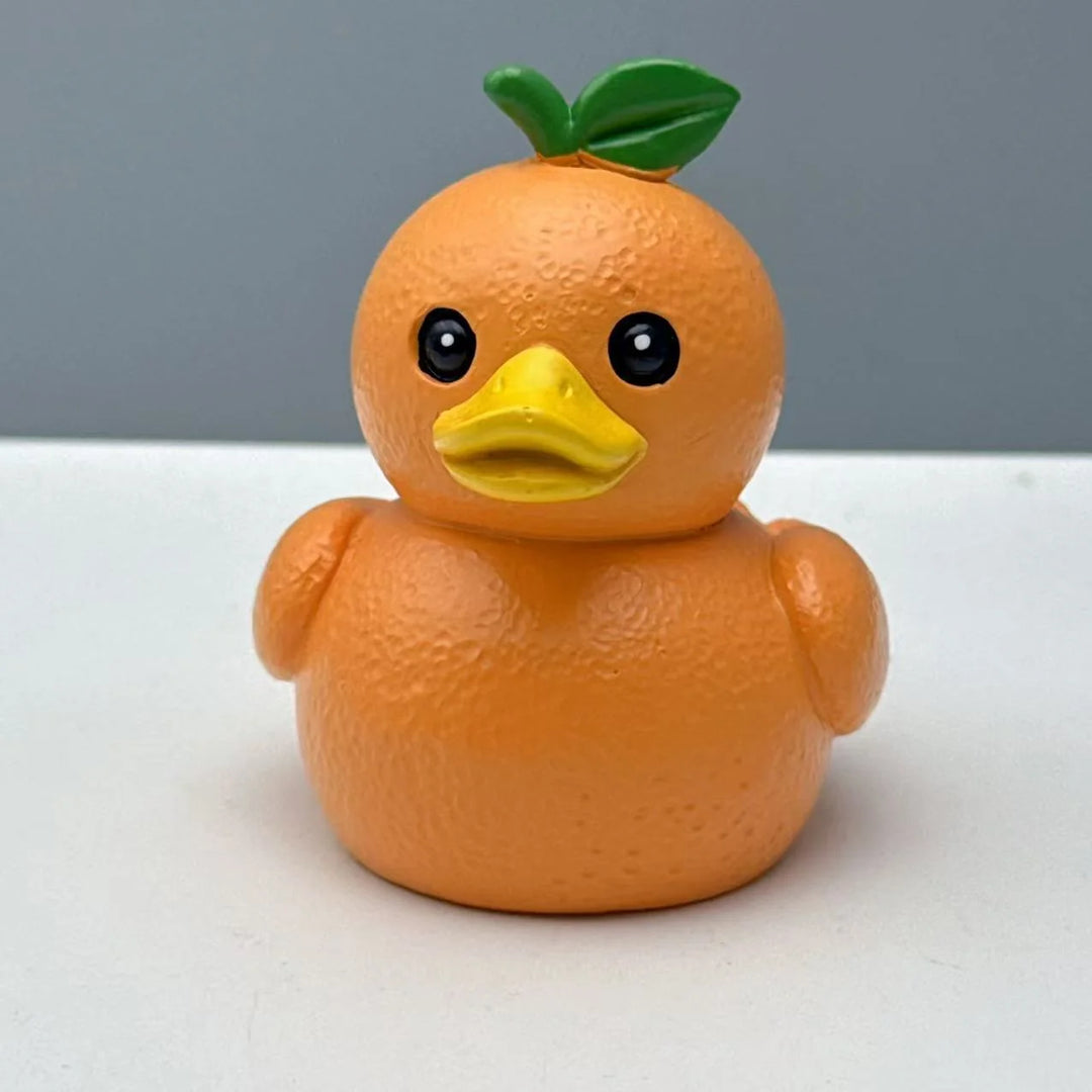 Hauska lasten kumiankka kasviskuvioin 6