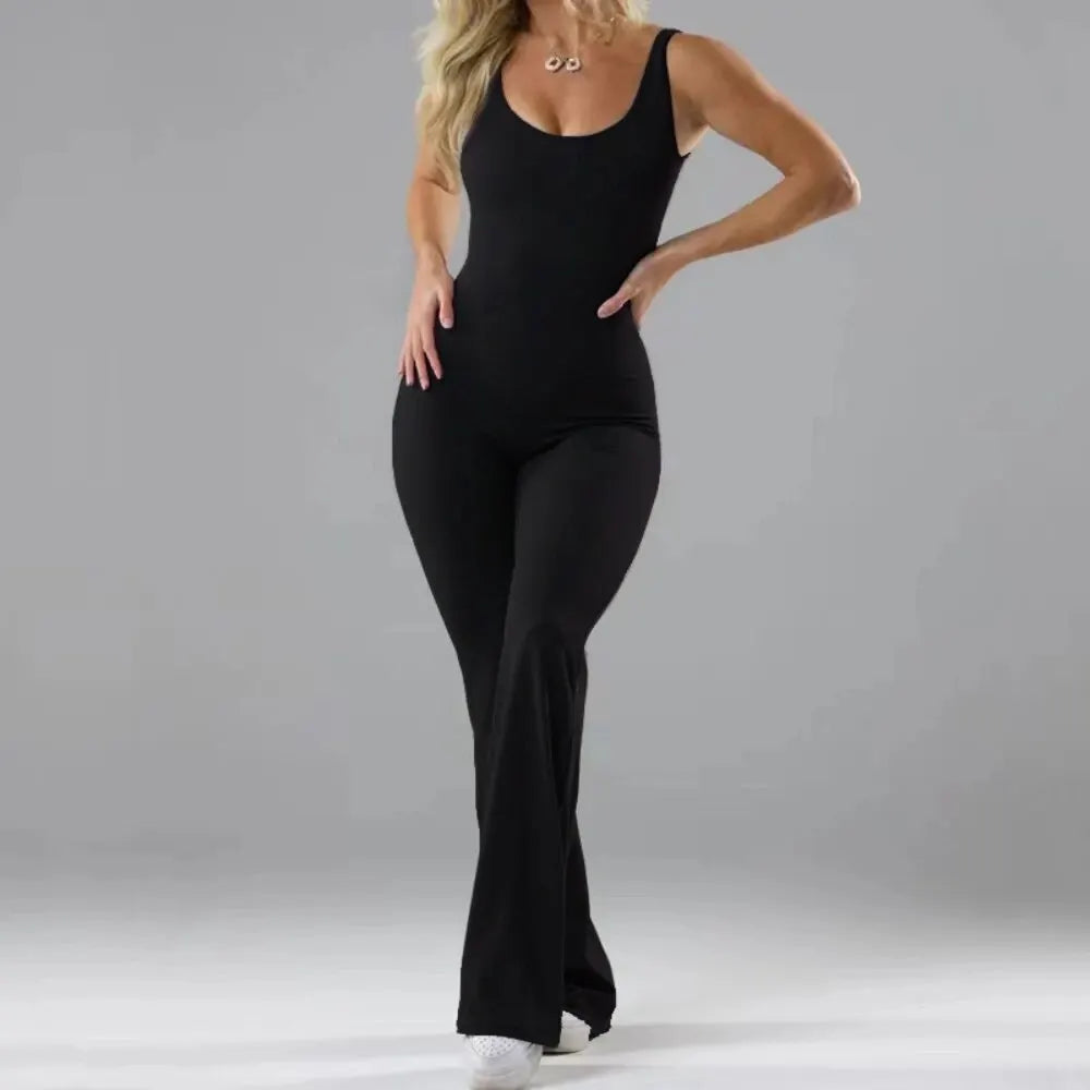 Naisten Jumpsuit Tyylikäs Polyesteri Illan Tapahtumiin-1