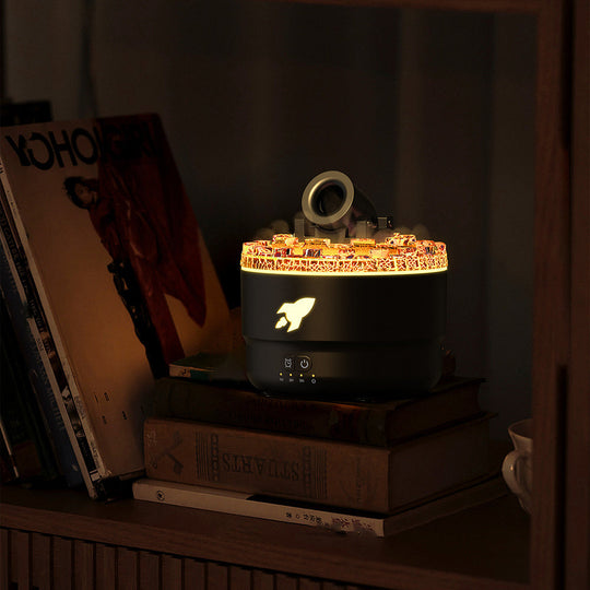 Höyrystävä Ilmankostutin Laavaefektillä Yövalolla - Paras Valinta Sisustukseen 2