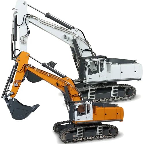 Hydraulinen Täysmetallikaivukone 1:14 RTR 4