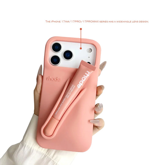 IPhone 13-17 Huulikotelo Ja Huulikiiltosarja Tyylikäs Lahja 2