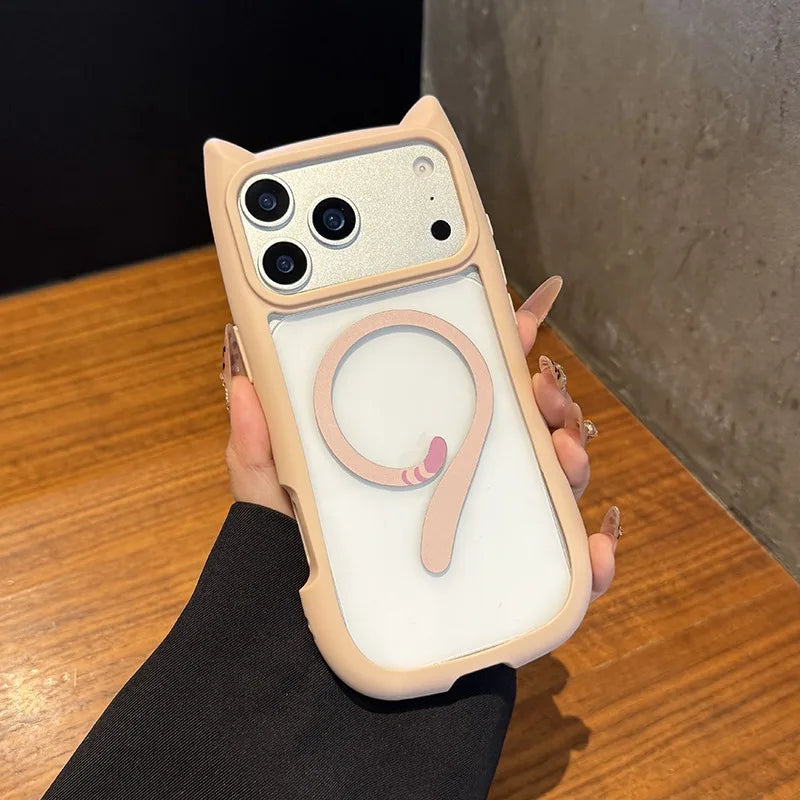 IPhone Suojakuoret Kissankorvalla MagSafe Iskunkestävä Design 7