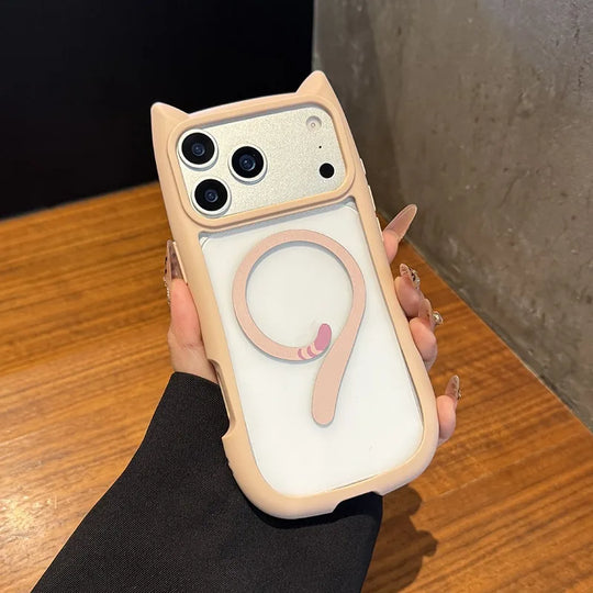 IPhone Suojakuoret Kissankorvalla MagSafe Iskunkestävä Design 7