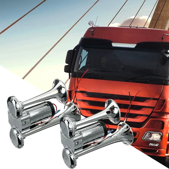 Ilmakäyttöinen Junatorvi Autoihin ja Kuorma-autoihin 2