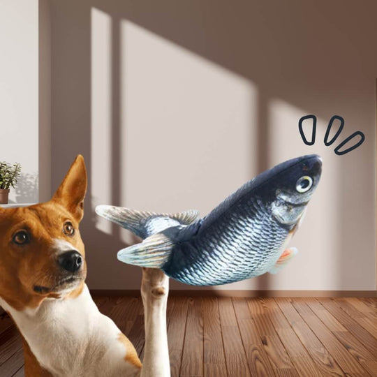 Interaktiivinen Koiranlelu FloppyFish 0