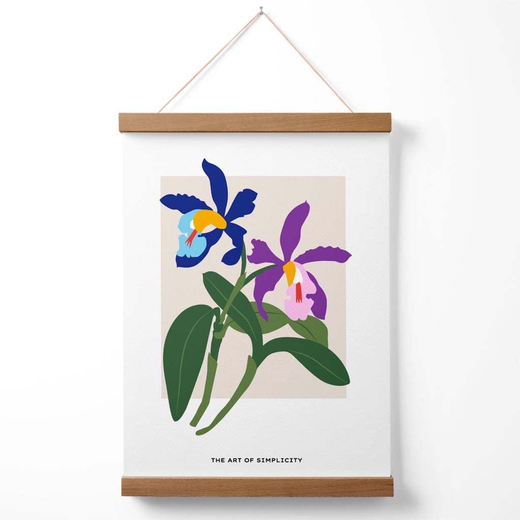 Iris-kukkajuliste Sininen ja Violetti 3