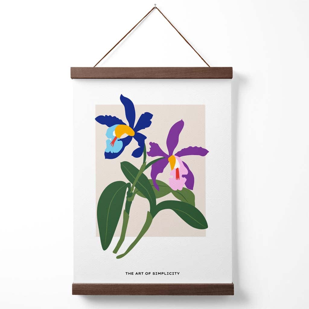 Iris-kukkajuliste Sininen ja Violetti 4