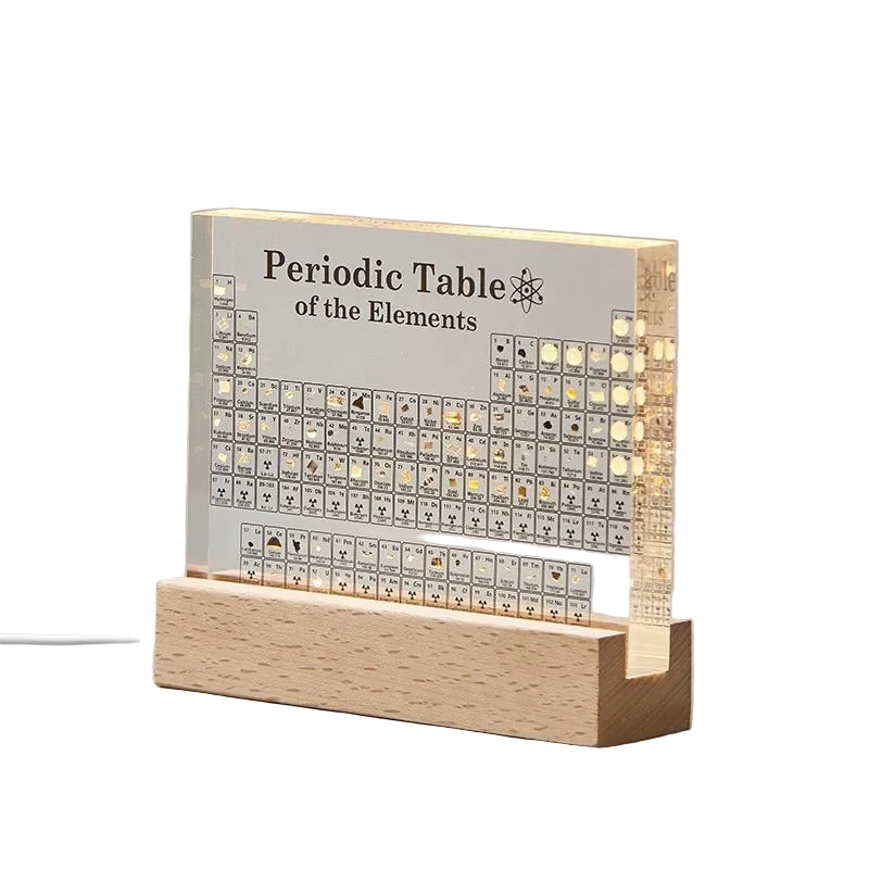 Jaksollinen Järjestelmä Akryyliin Koteloitu Moderni Sisustuselementti 0