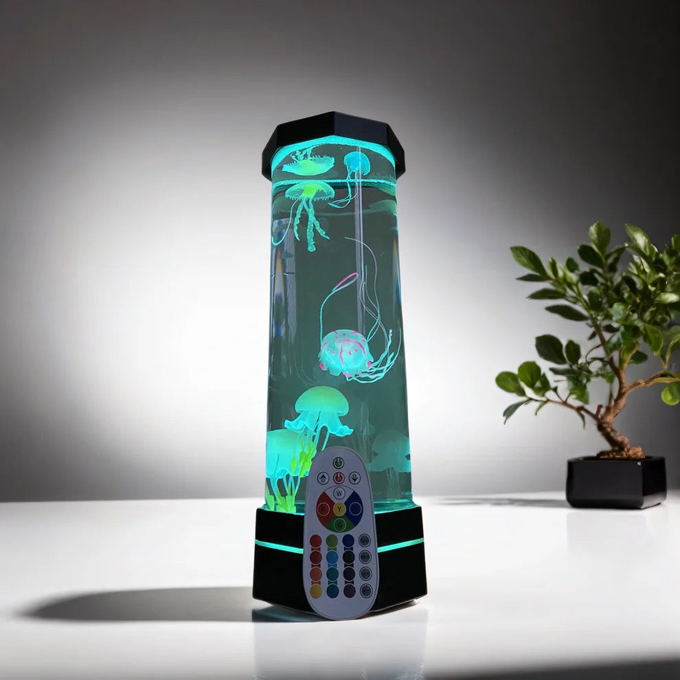 Jellyfish Aquarium -pöytälamppu Moderni Muotoilu 4