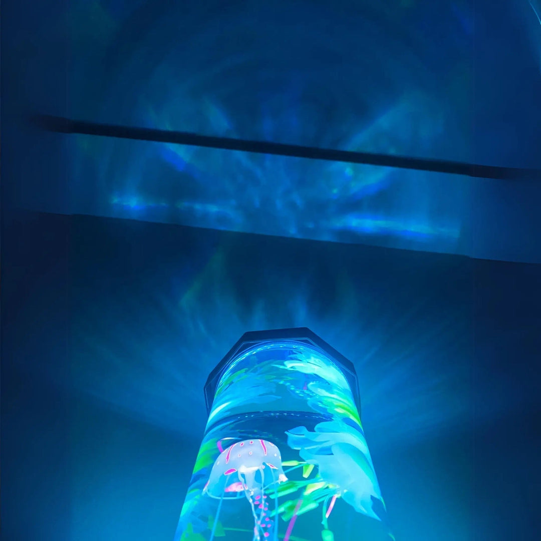 Jellyfish Aquarium -pöytälamppu Moderni Muotoilu 6