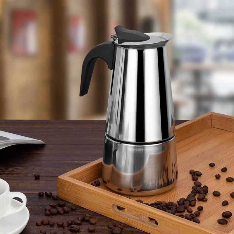 Kahvipannu Mokka Espresso Perkolaattori Tyylikkäällä Muotoilulla 4