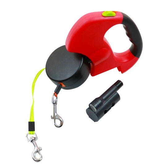 Kaksinkertainen Koiran Talutushihna Taskulampulla 8