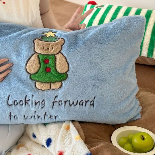 Kaksipuolinen Vuodevaatesetti Pilkuilla ja Pom-pom-kulmilla 4