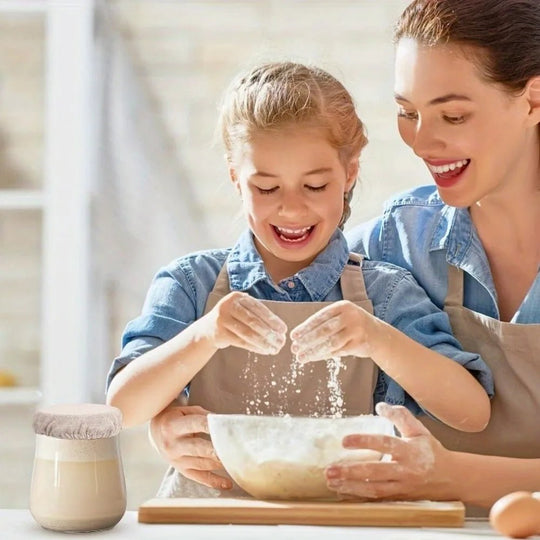 Kangaslasikansi Sourdoughille Uudelleenkäytettävä 3