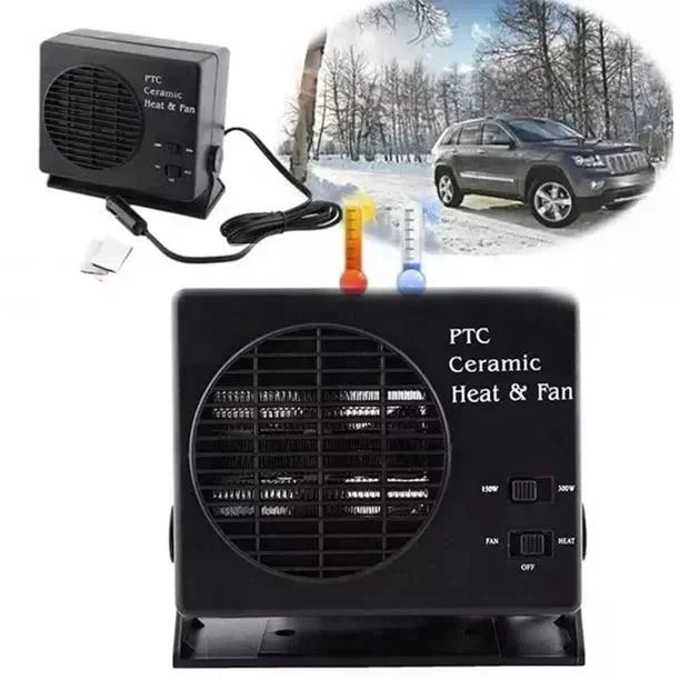 Kannettava 12V Autonlämmittimen Tuuletin 5