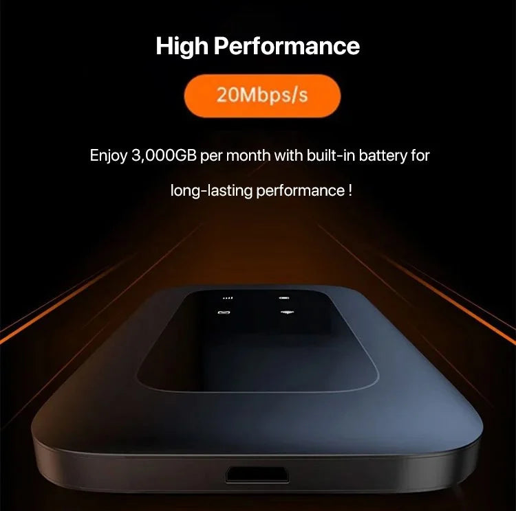 Kannettava 5G WiFi Reititin Kompakti - Nopea Internet Matkustamiseen ja Ulkoiluun 3