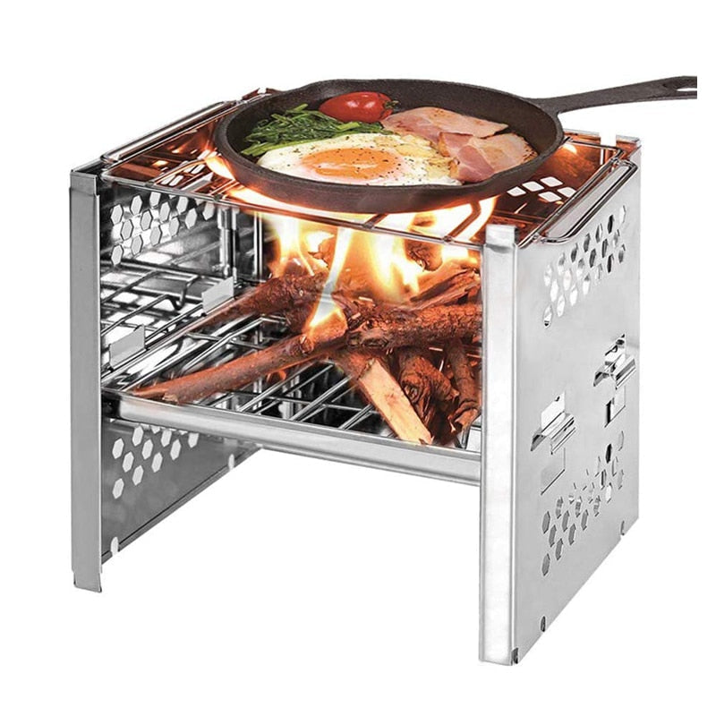 Kannettava BBQ-Grilli Ulkona Kompakti ja Kestävä Suorituskyky 0