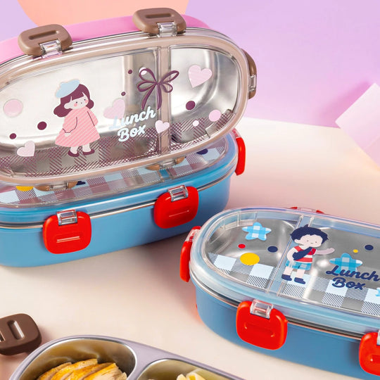 Kannettava Bento-eväsrasia Hauska-teemainen 1