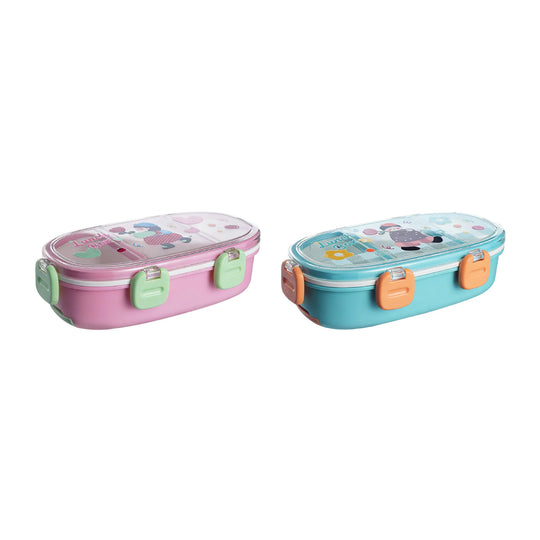 Kannettava Bento-eväsrasia Hauska-teemainen 7