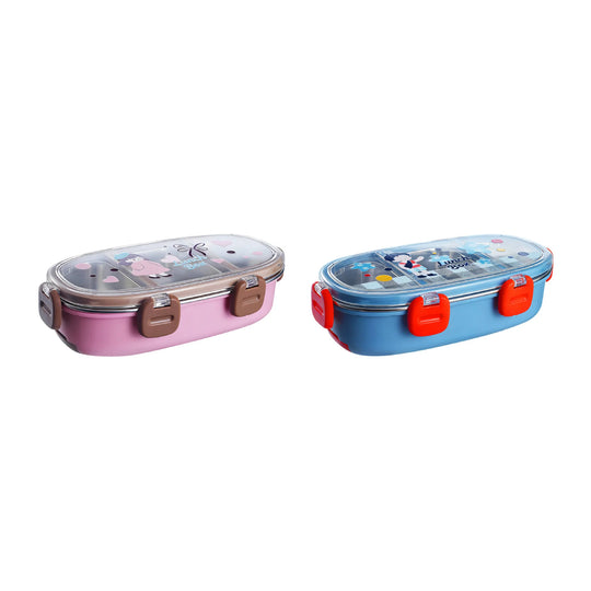 Kannettava Bento-eväsrasia Hauska-teemainen 8