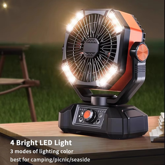 Kannettava Camping Tuuletin Innovatiivisella Turbotekniikalla 3