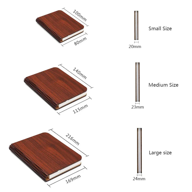 Kannettava LED-pöytälamppu Taitettava Kirjalamppu Tyylikäs Design 6