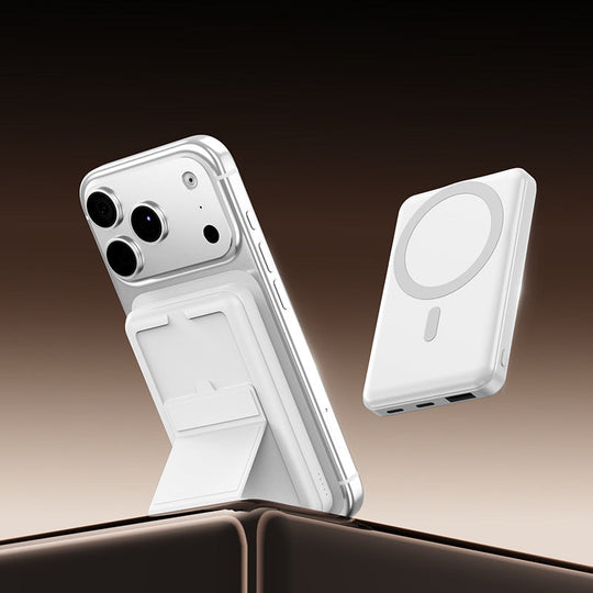 Kannettava Powerbank MagSafe-yhteensopivalla jalustalla ja nopealla latauksella 2