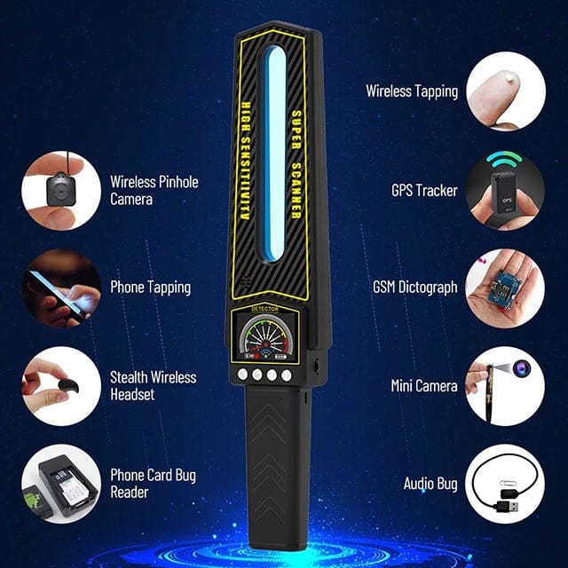 Kannettava RF Bug Detector Scanner 3
