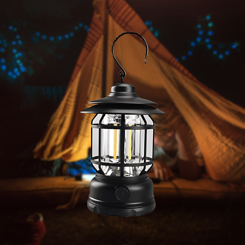 Kannettava Retro-tyylinen Lamppu Sisä- ja Ulkokäyttöön 0