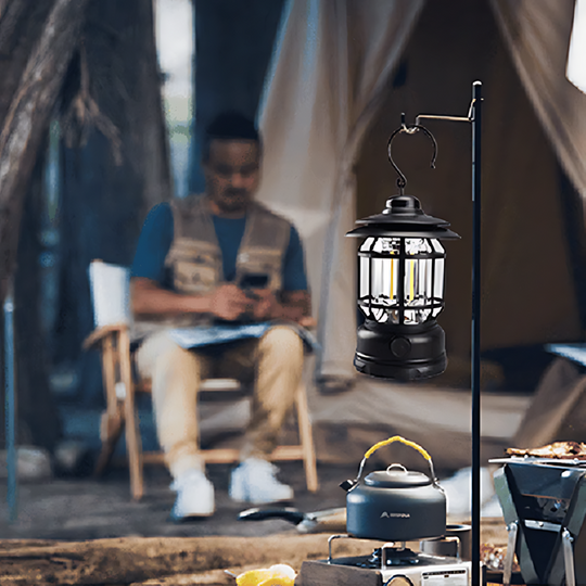 Kannettava Retro-tyylinen Lamppu Sisä- ja Ulkokäyttöön 1