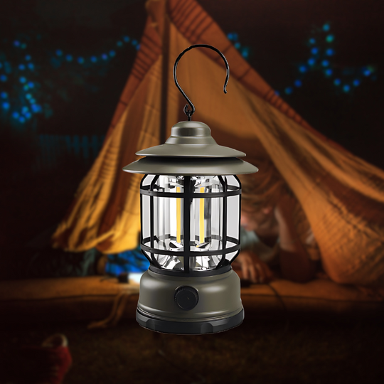 Kannettava Retro-tyylinen Lamppu Sisä- ja Ulkokäyttöön 4