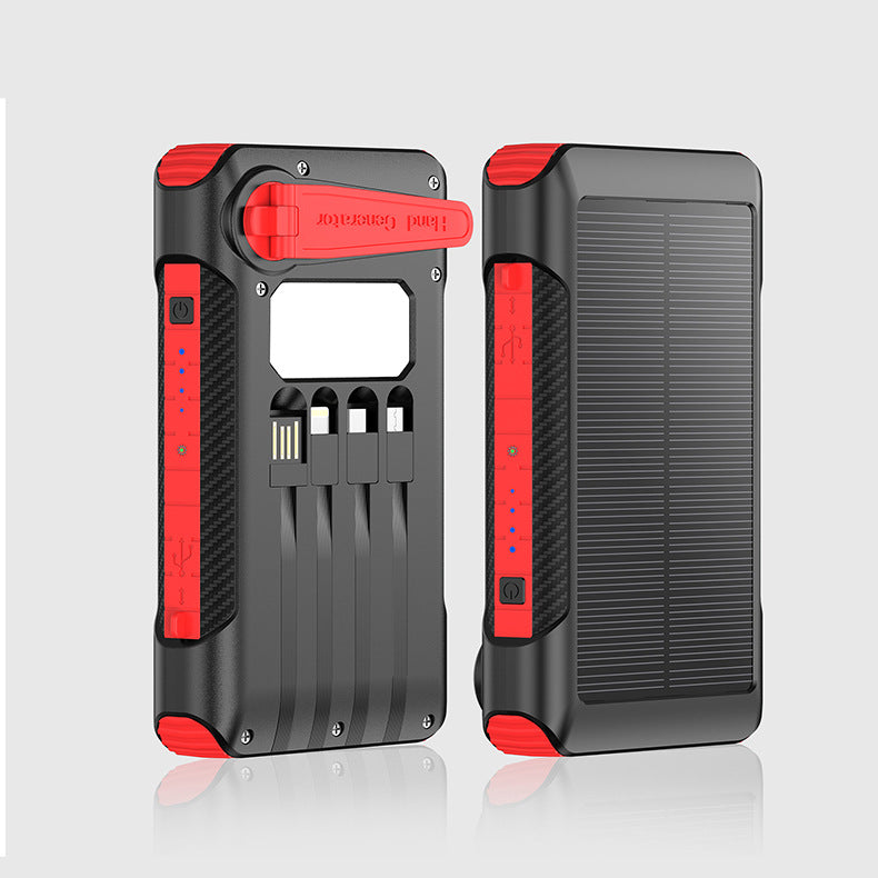 Kannettava Solar Powerbank Pikalatauksella 4