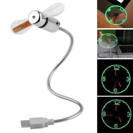 Kannettava USB-tuuletin Joustavalla Kaulalla 1