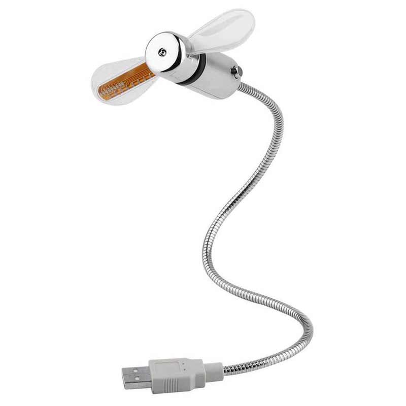 Kannettava USB-tuuletin Joustavalla Kaulalla 7