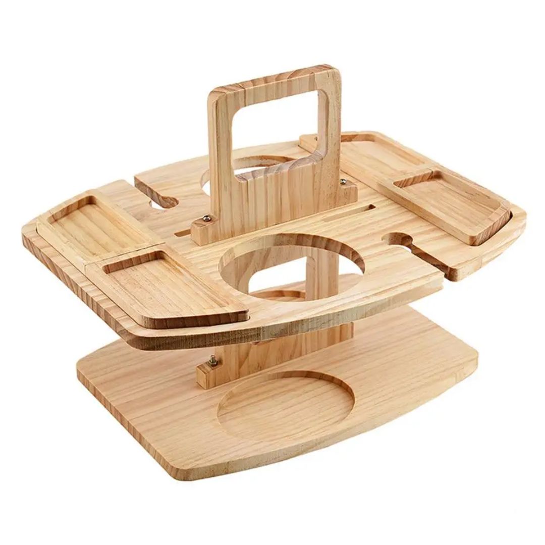 Kannettava Viinipöytä Taitettava Ulkokäyttöön 0