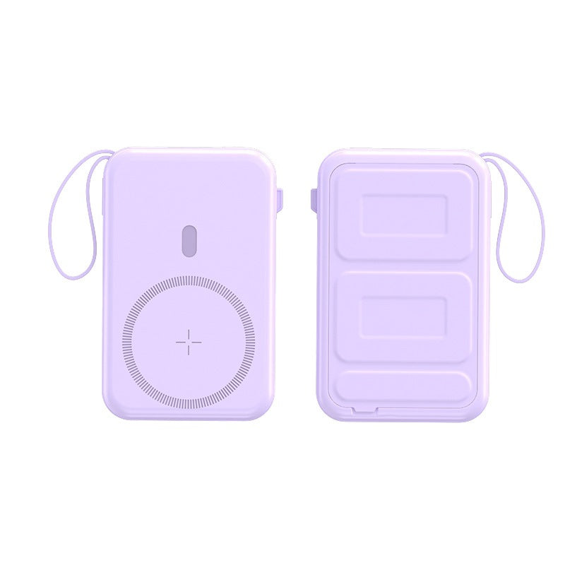 Kannettava langaton virtapankki integroidulla latausalustalla 4